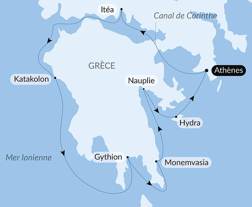 Paysages et sites emblématiques du Péloponnèse null