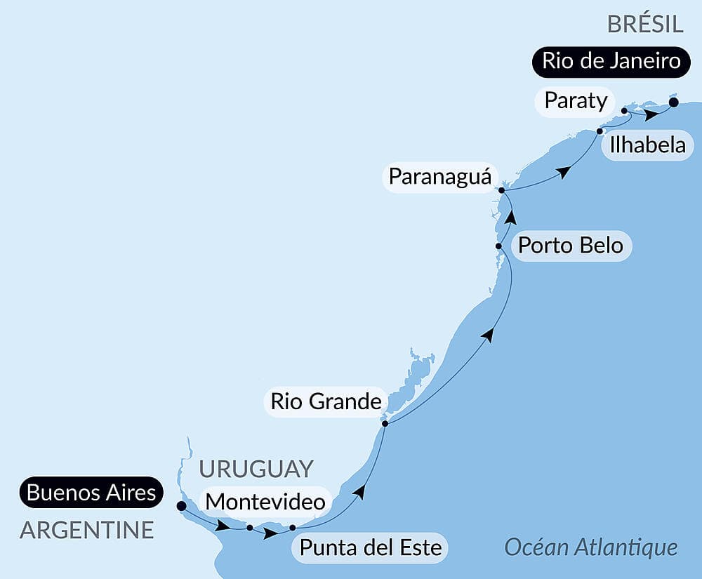 Rivages et cités emblématiques d'Amérique du Sud null