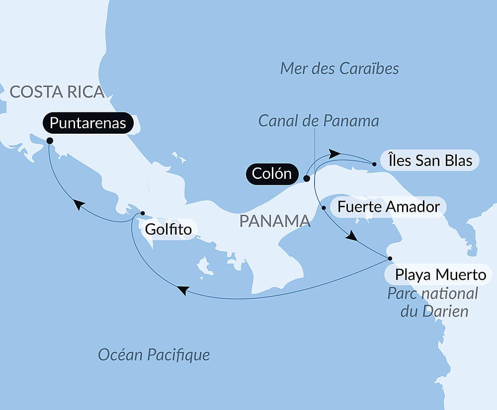 Canal de Panama et joyaux d'Amérique centrale  null